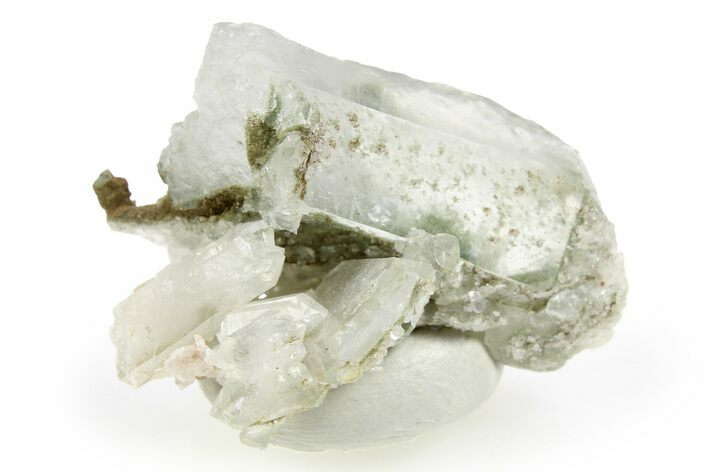 Chlorite Included Quartz Crystal Cluster - Pakistan #253181